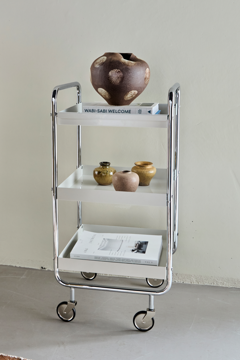 Rullebord, Sølv Finish - L42 cm